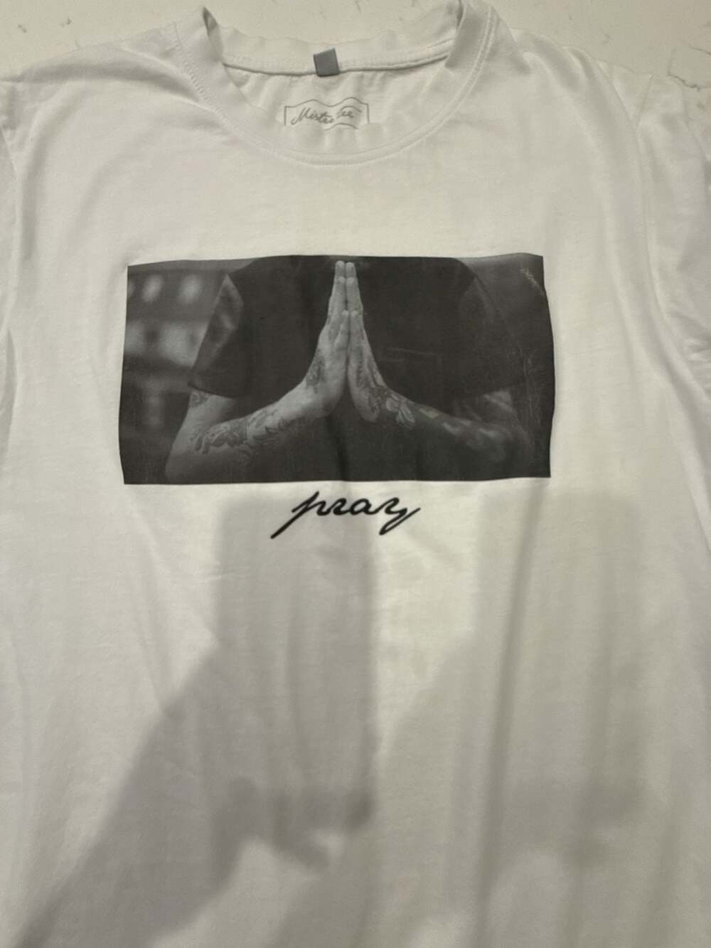 Mister Tee Pray Graphic T-Shirt